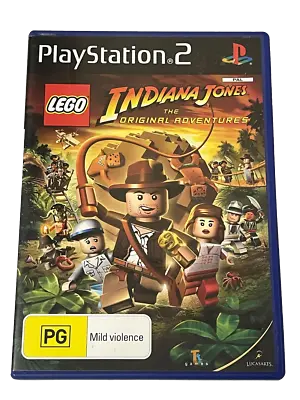 Lego Indiana Jones The Original Adventures Ps2 Pal *No Manual* (Pre-Owned) 1