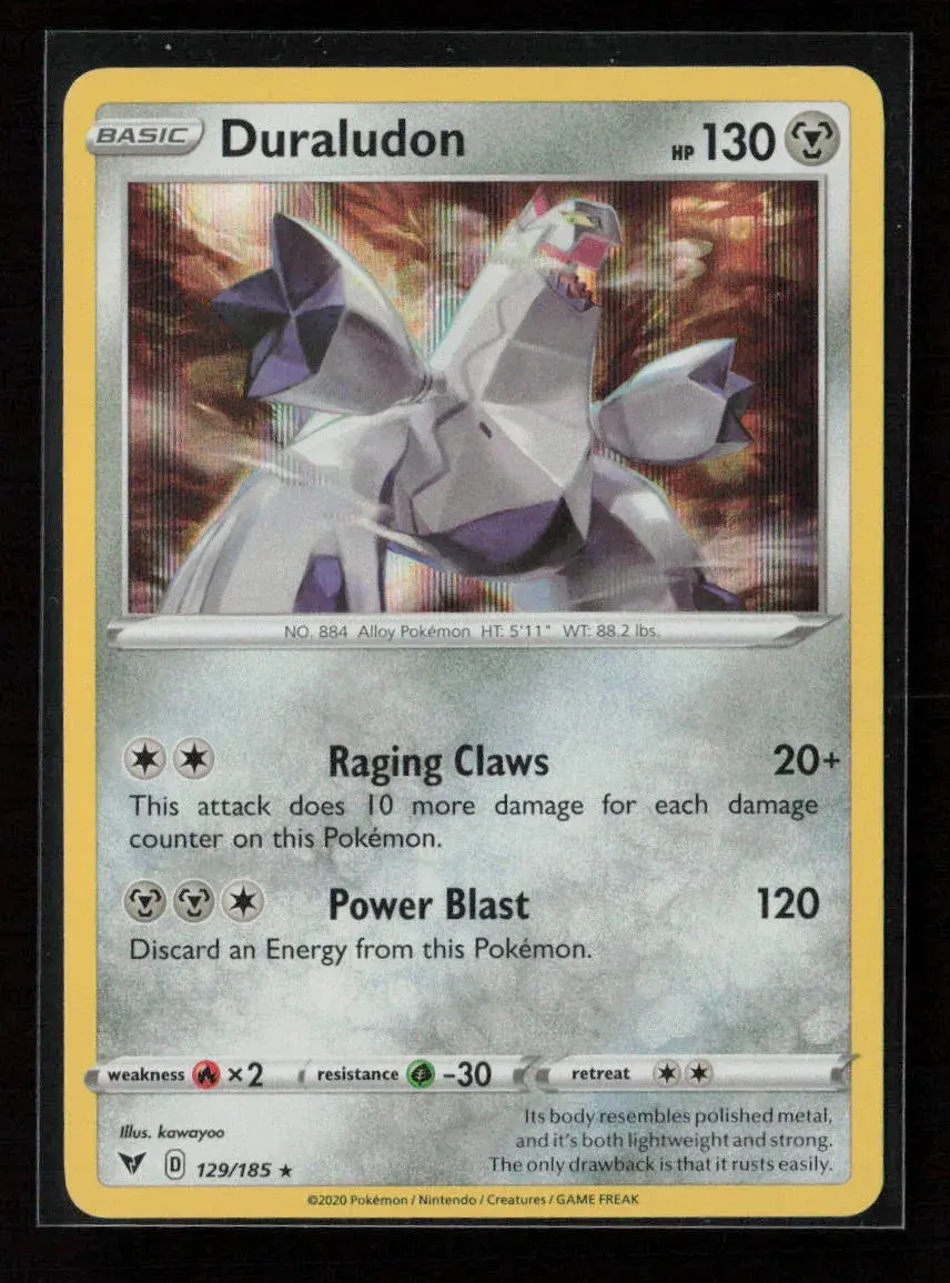 Duraludon Holo Rare Swsh04: Vivid Voltage 129/185 Nm 1