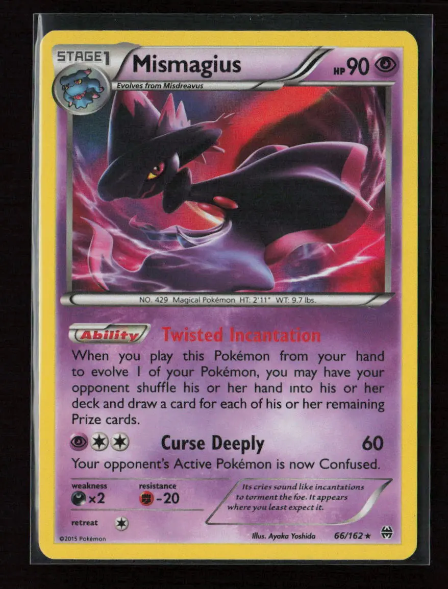 Mismagius Holo Rare Xy - Breakthrough 66/162 Nm 1