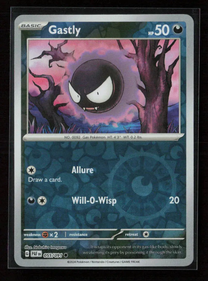 Gastly Common Sv: Paldean Fates 055/091 Nm 1