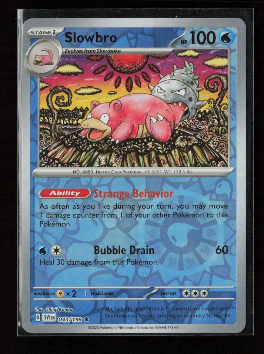 Slowbro Rare Sv01: Scarlet & Violet Base Set 043/198 Nm 1