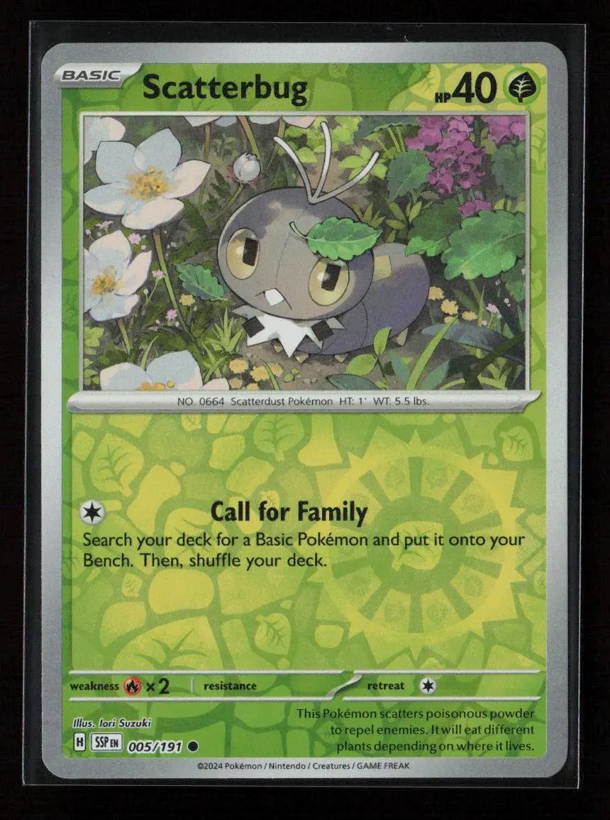 Scatterbug Common Sv08: Surging Sparks 005/191 Nm 1