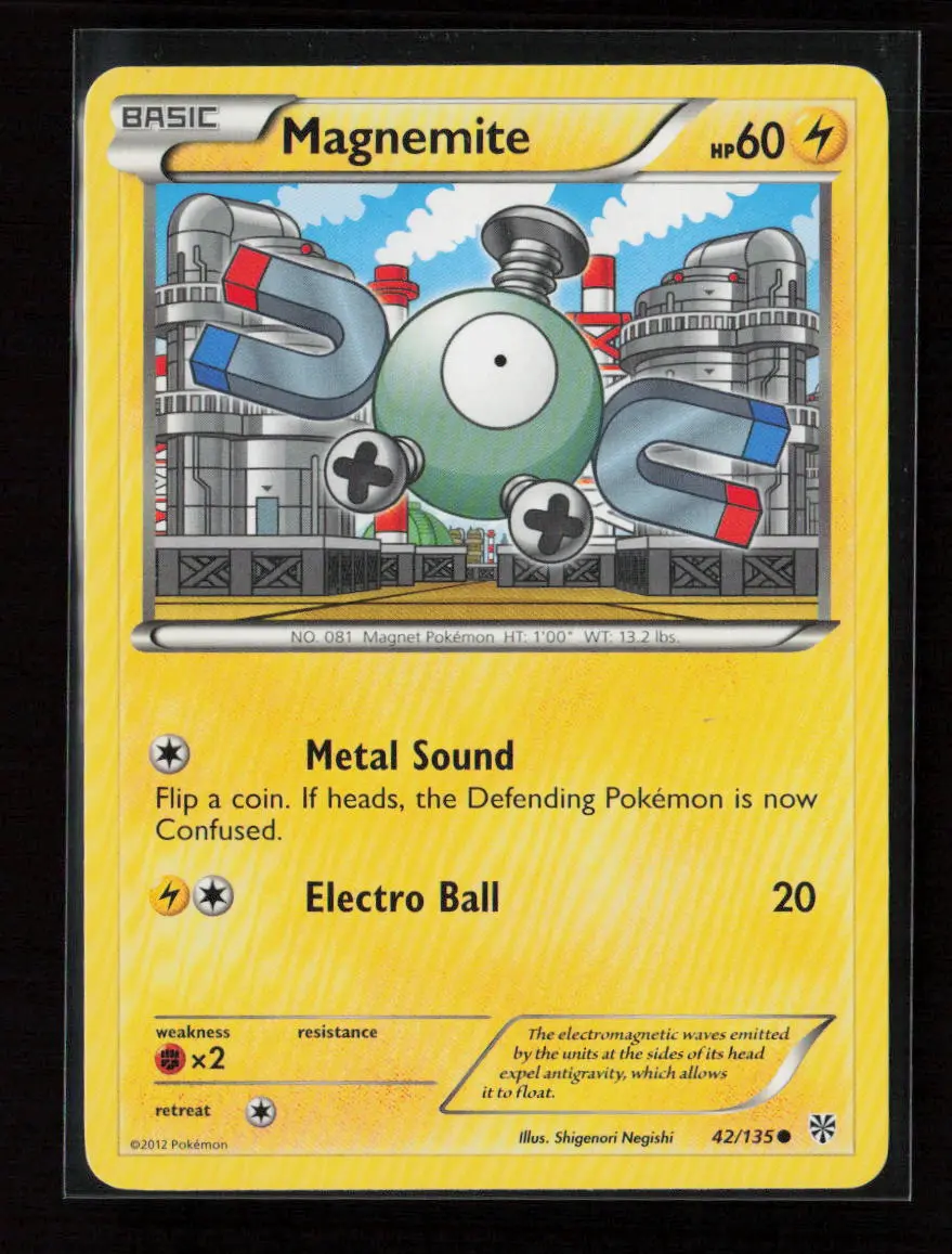 Magnemite (42) Common Plasma Storm 42/135 Lp 1