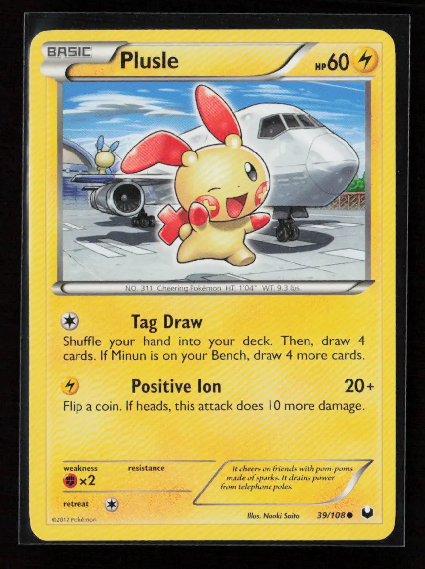 Plusle Common Dark Explorers 39/108 Lp 1