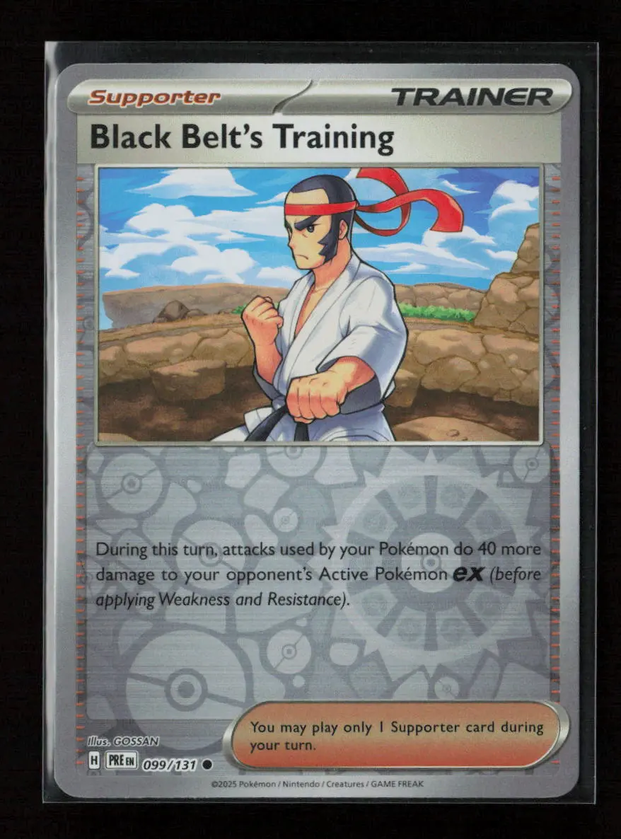 Black Belt's Training - Common Sv: Prismatic Evolutions 099/131 Nm 1