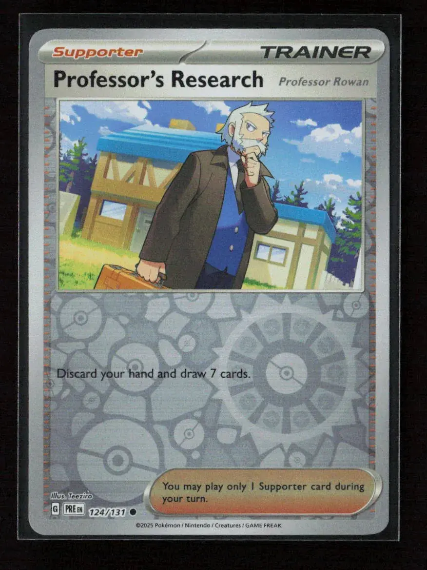 Professor's Research [Professor Rowan] Common Sv: Prismatic Evolutions 124/131 Nm 1