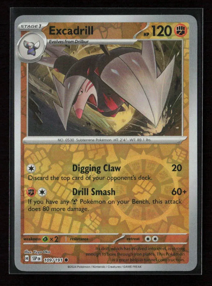 Excadrill Common Sv08: Surging Sparks 109/191 Nm 1