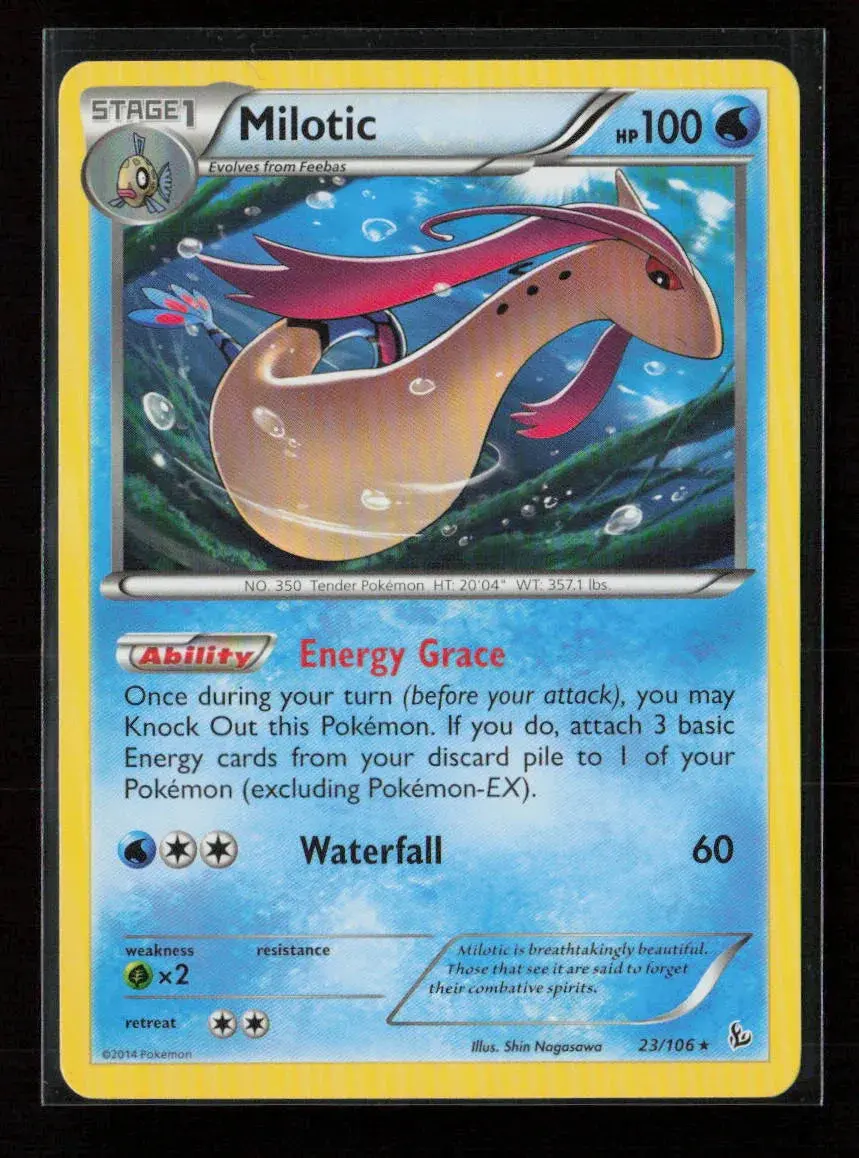 Milotic Holo Rare Xy - Flashfire 23/106 Lp 1