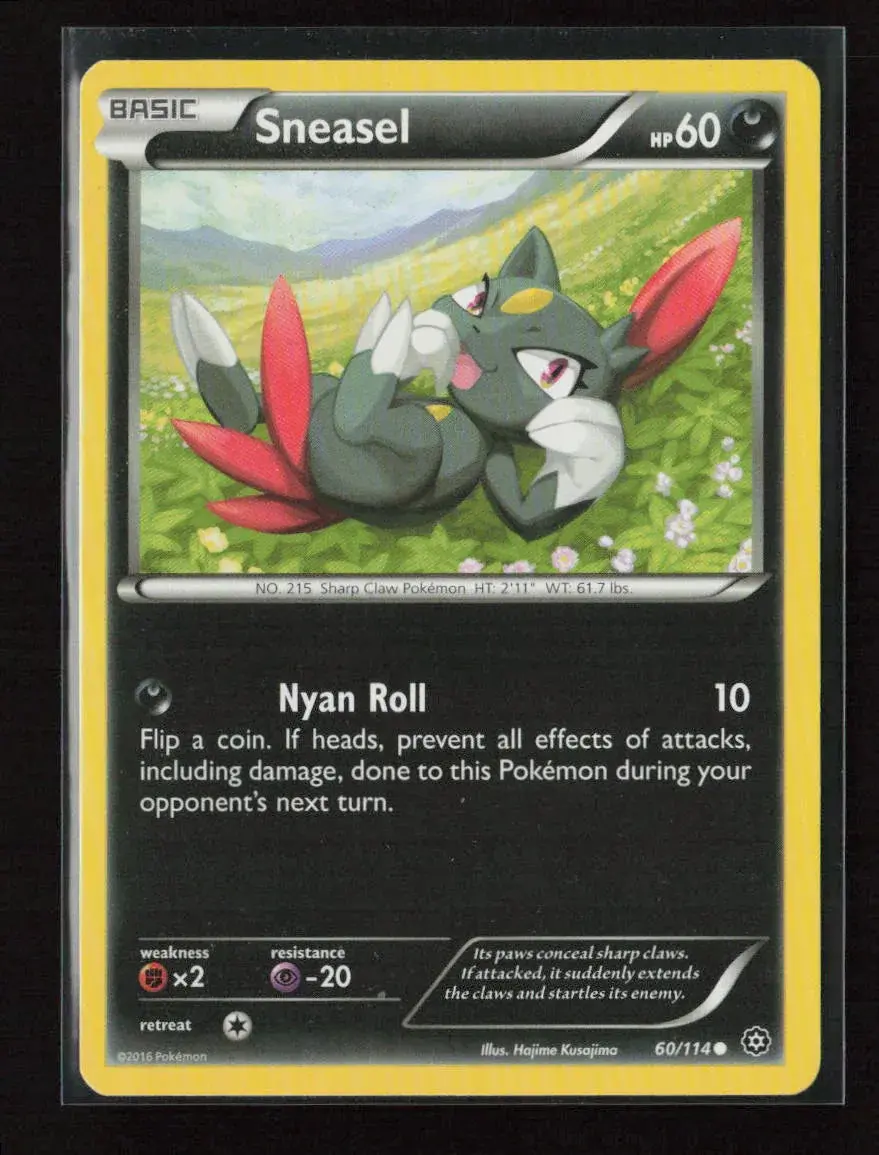 Sneasel Common Xy - Steam Siege 60/114 Nm 1