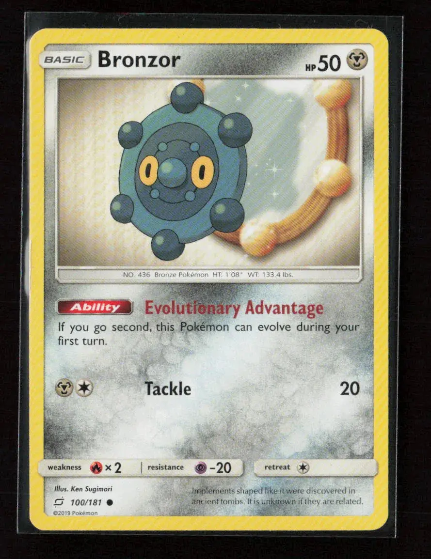 Bronzor Common Sm - Team Up 100/181 Lp 1