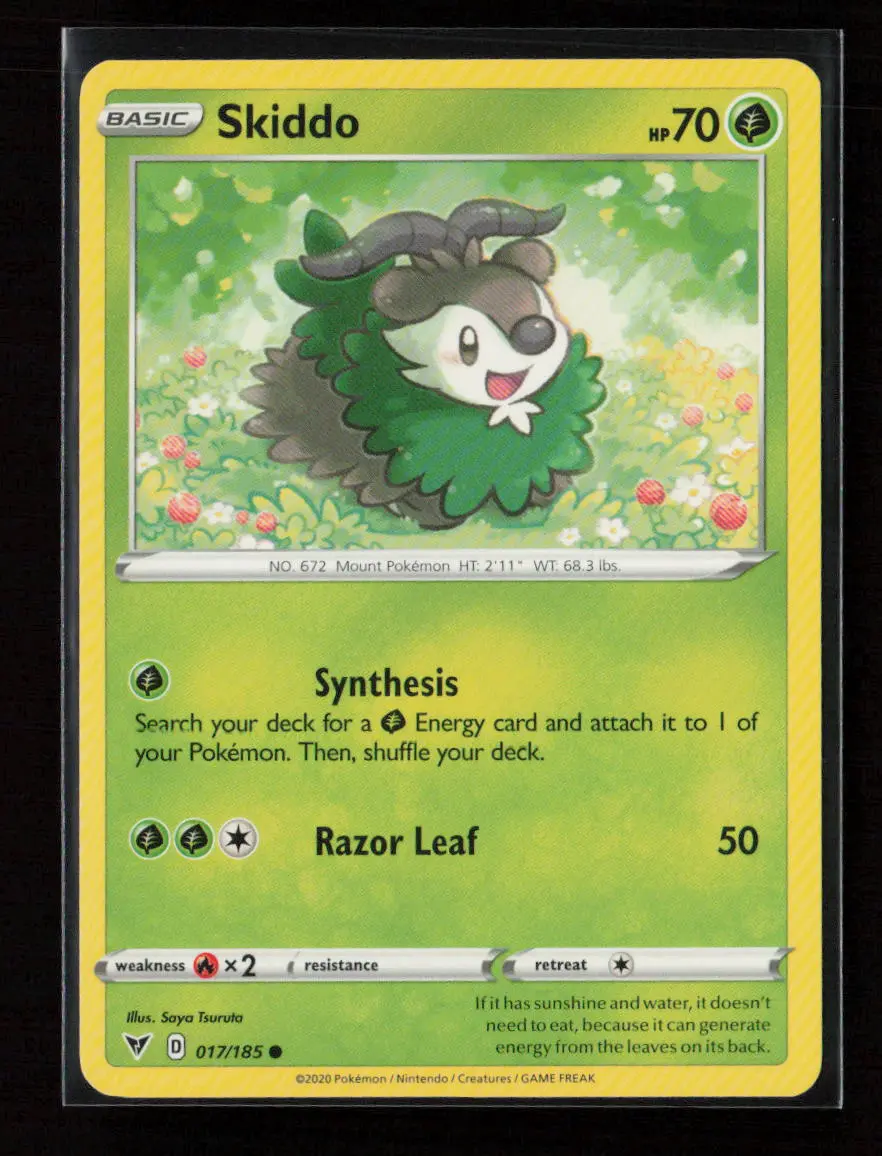 Skiddo Common Swsh04: Vivid Voltage 017/185 Lp 1