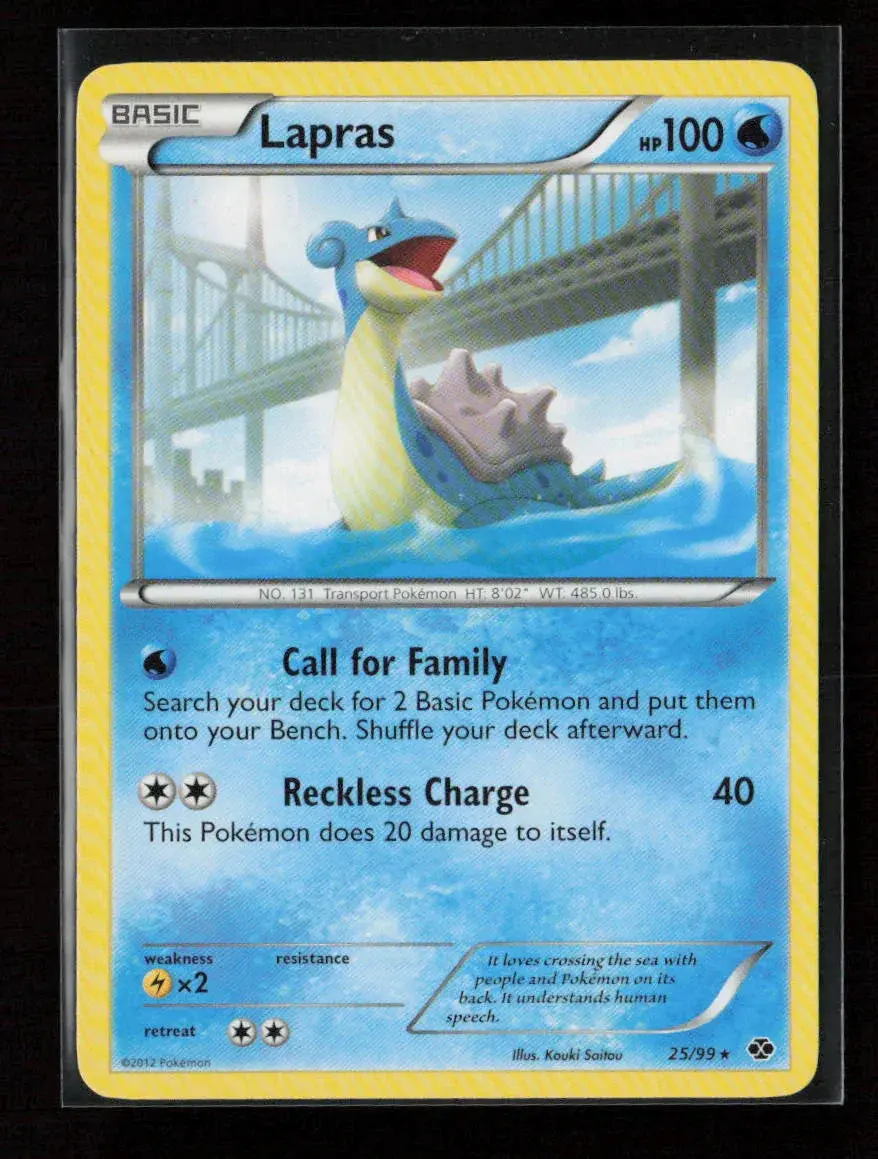 Lapras (25) Rare Next Destinies 25/99 Lp 1