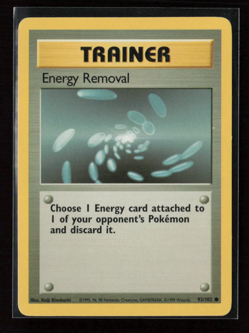 Energy Removal Common Base Set (Shadowless) 092/102 Lp 1