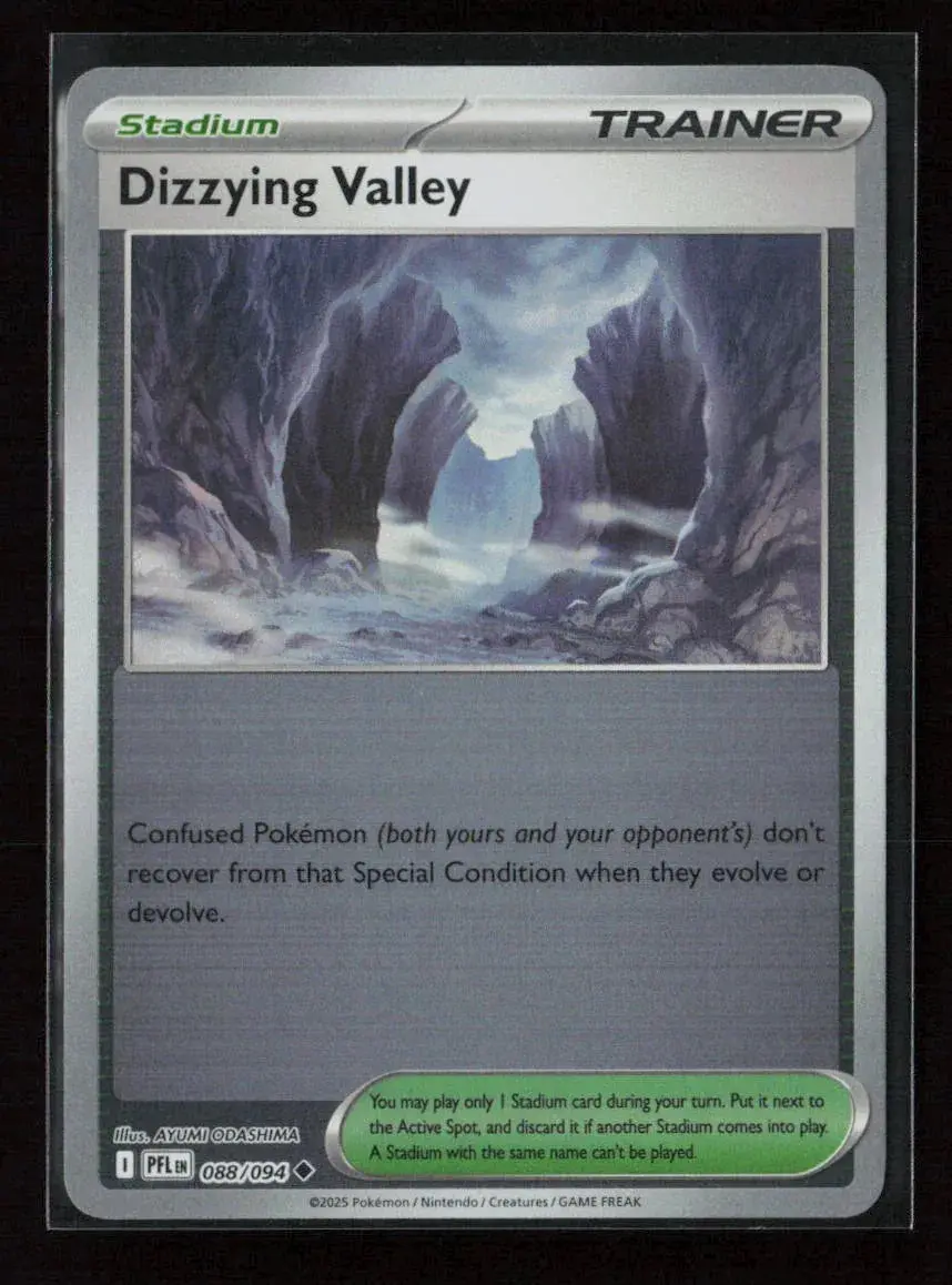 Dizzying Valley Uncommon Me02: Phantasmal Flames 088/094 Nm 1