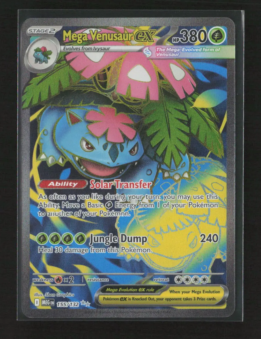 Mega Venusaur Ex - Ultra Rare Me01: Mega Evolution 155/132 Nm 1
