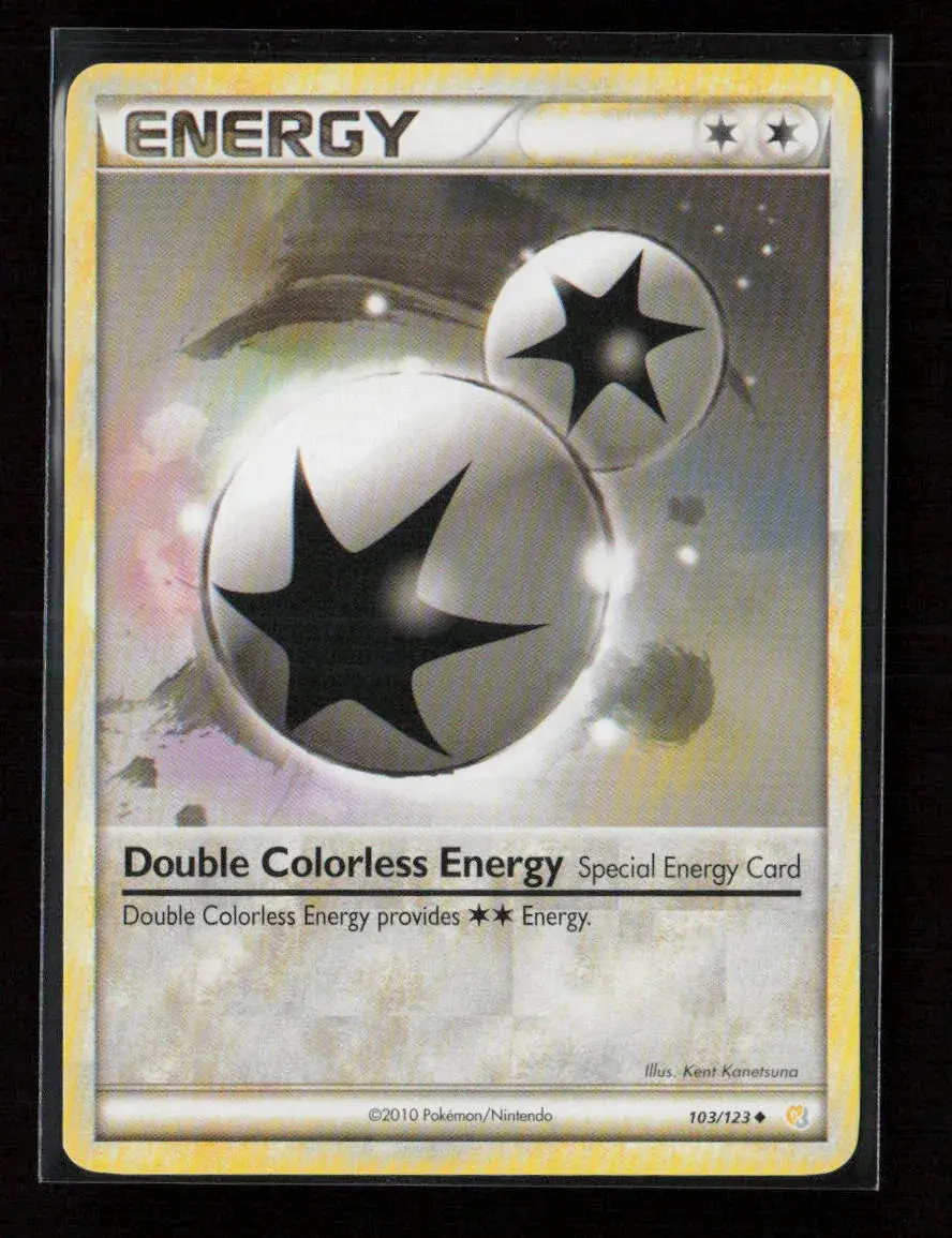 Double Colorless Energy Uncommon Heartgold Soulsilver 103/123 Lp 1