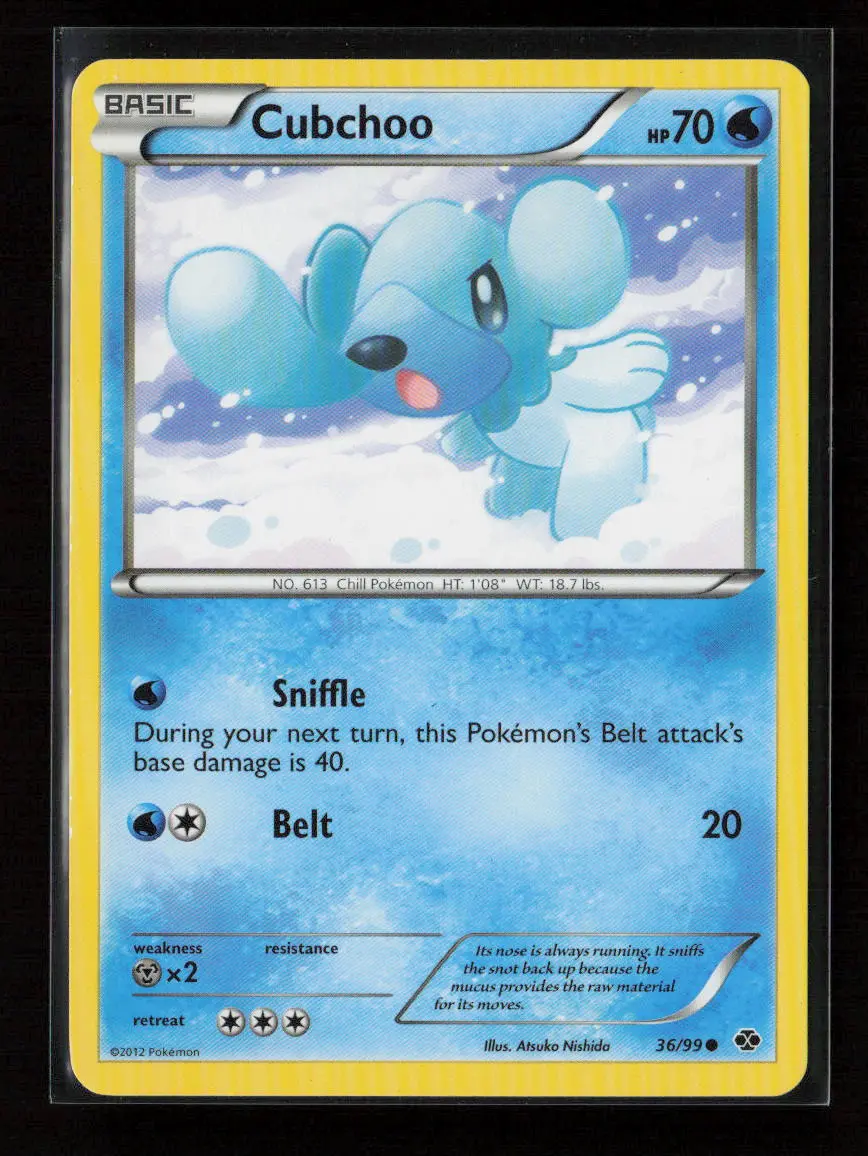 Cubchoo Common Next Destinies 36/99 Lp 1