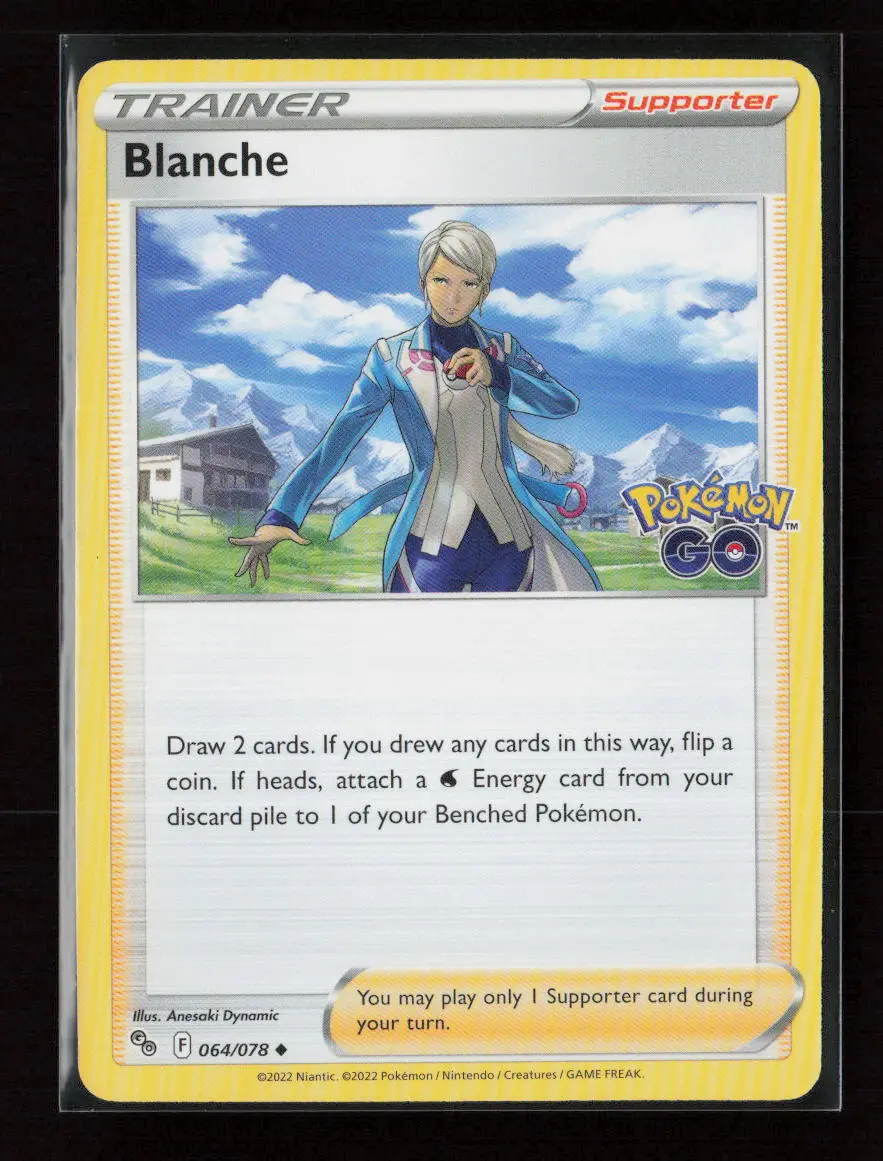 Blanche Uncommon Pokemon Go 064/078 Nm 1