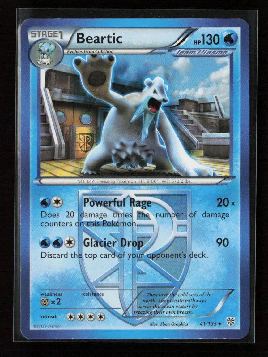 Beartic (Team Plasma) Rare Plasma Storm 41/135 Lp 1