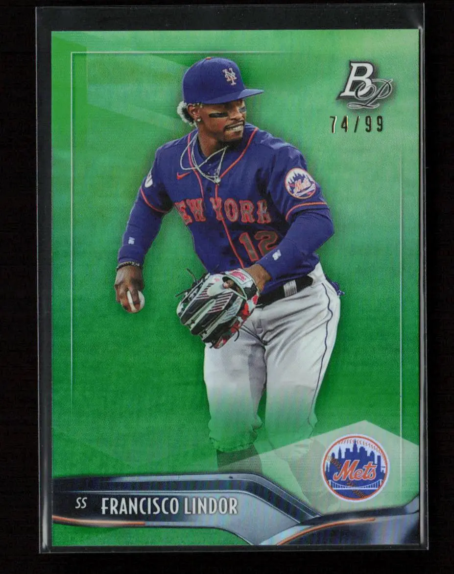 Francisco Lindor 2021 Bowman Platinum 65 Nm 1