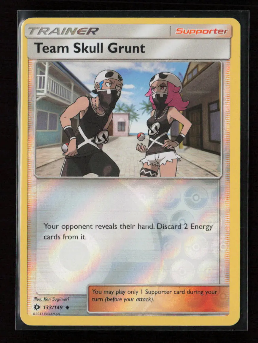 Team Skull Grunt Uncommon Sm Base Set 133/149 Nm 1