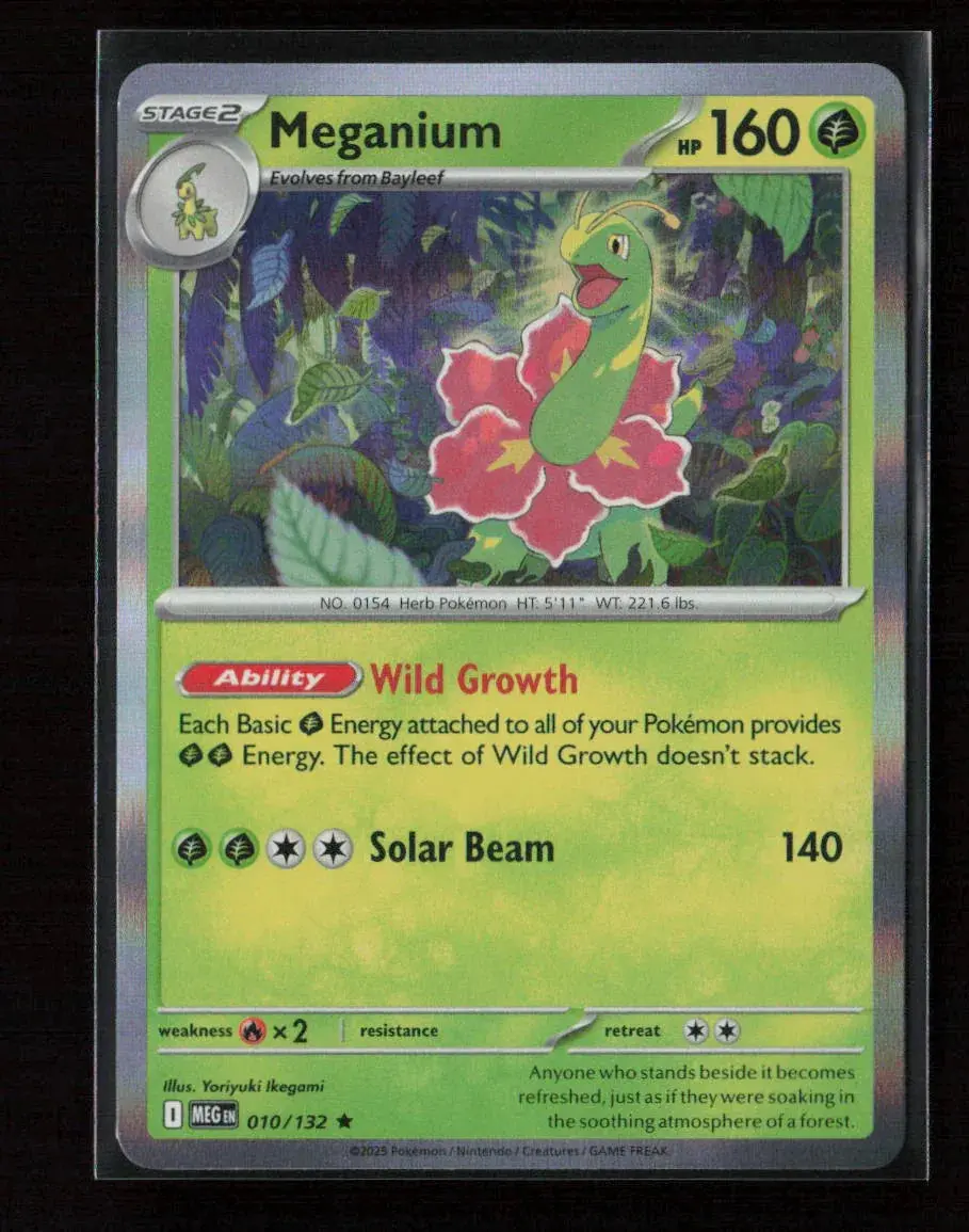 Meganium Rare Me01: Mega Evolution 010/132 Nm 1