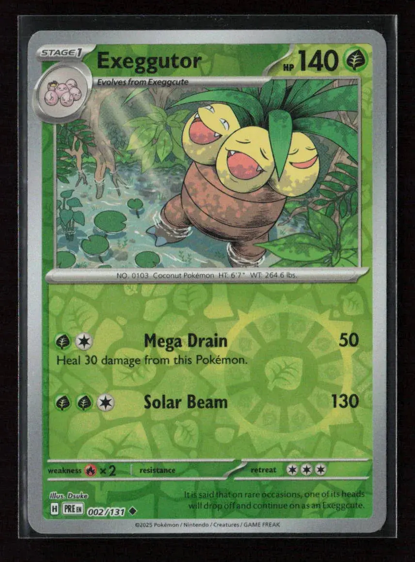 Exeggutor Uncommon Sv: Prismatic Evolutions 002/131 Nm 1