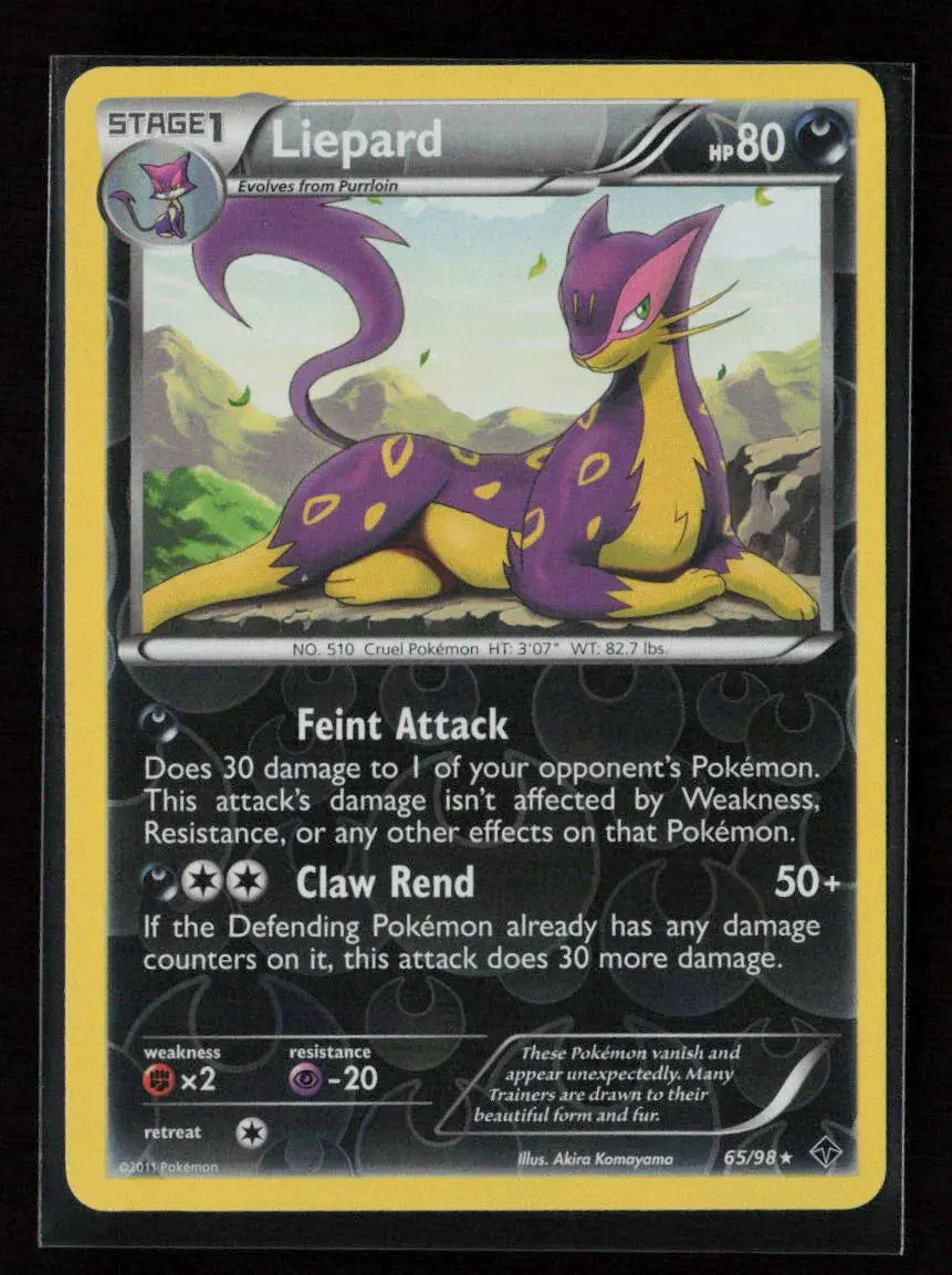 Liepard Rare Emerging Powers 65/98 Lp 1