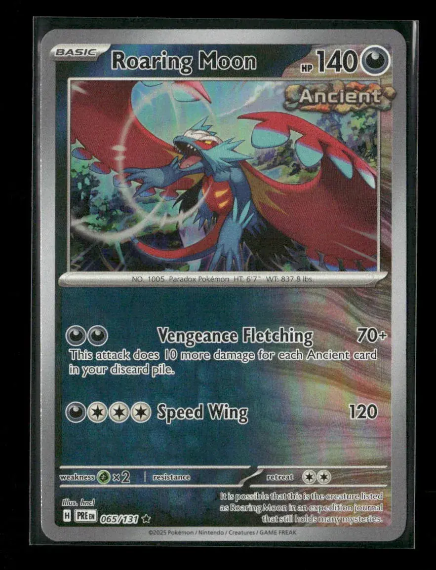 Roaring Moon (Poke Ball Pattern) Rare Sv: Prismatic Evolutions 065/131 Nm 1