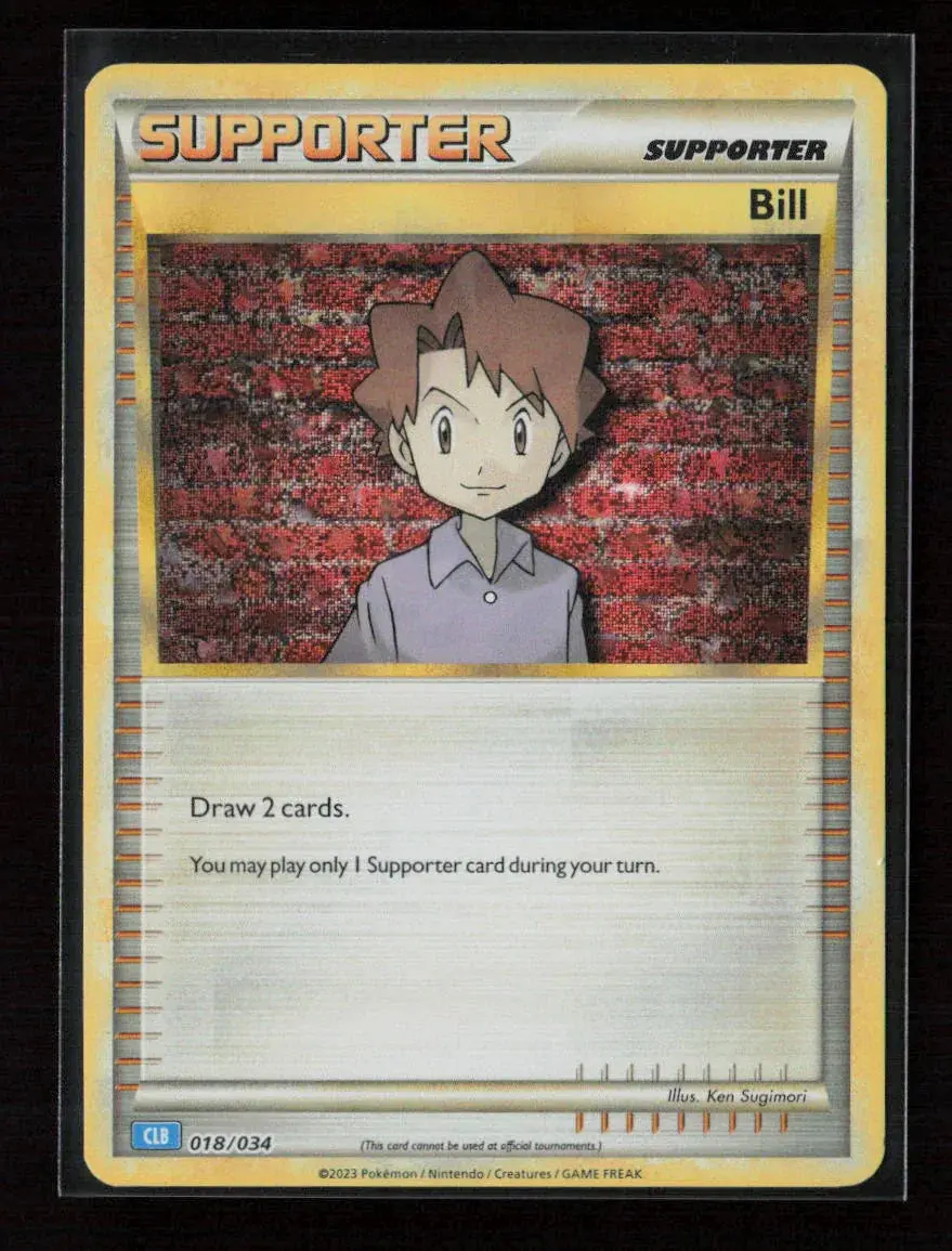 Bill (Clb) Classic Collection Trading Card Game Classic 018/034 Nm 1
