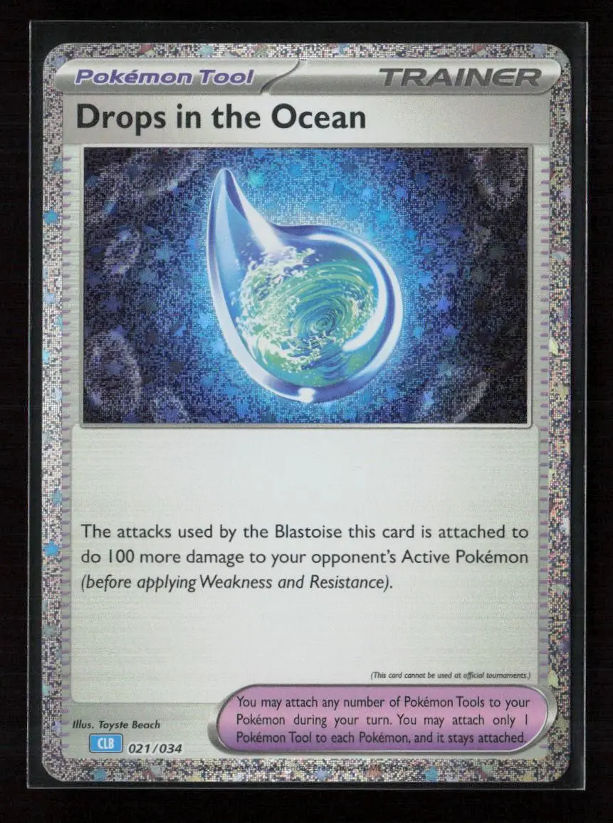 Drops In The Ocean Classic Collection Trading Card Game Classic 021/034 Nm 1
