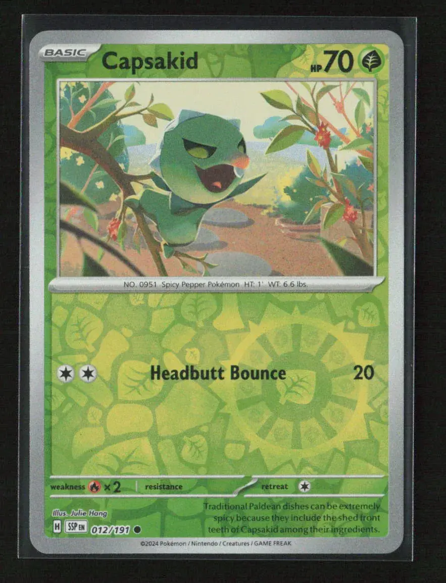 Capsakid Common Sv08: Surging Sparks 012/191 Nm 1