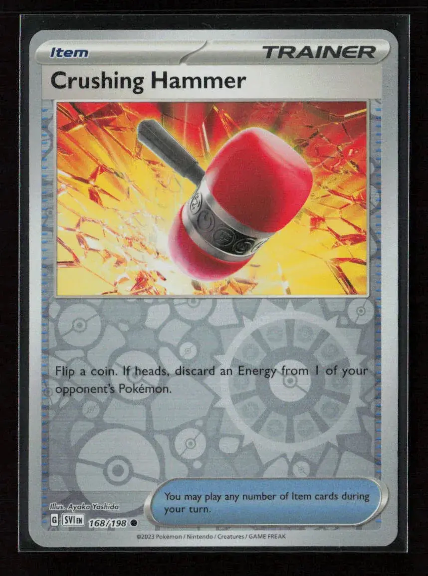 Crushing Hammer Common Sv01: Scarlet & Violet Base Set 168/198 Nm 1