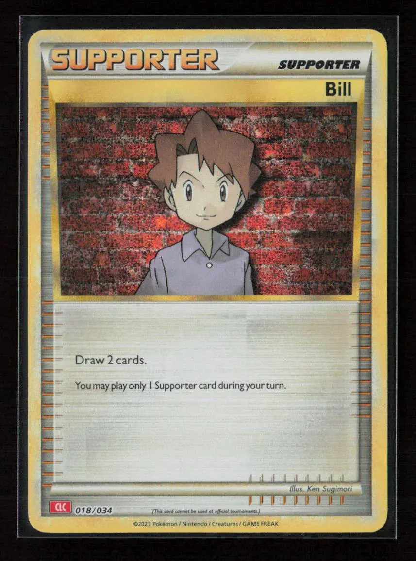 Bill (Clv) Classic Collection Trading Card Game Classic 018/034 Nm 1