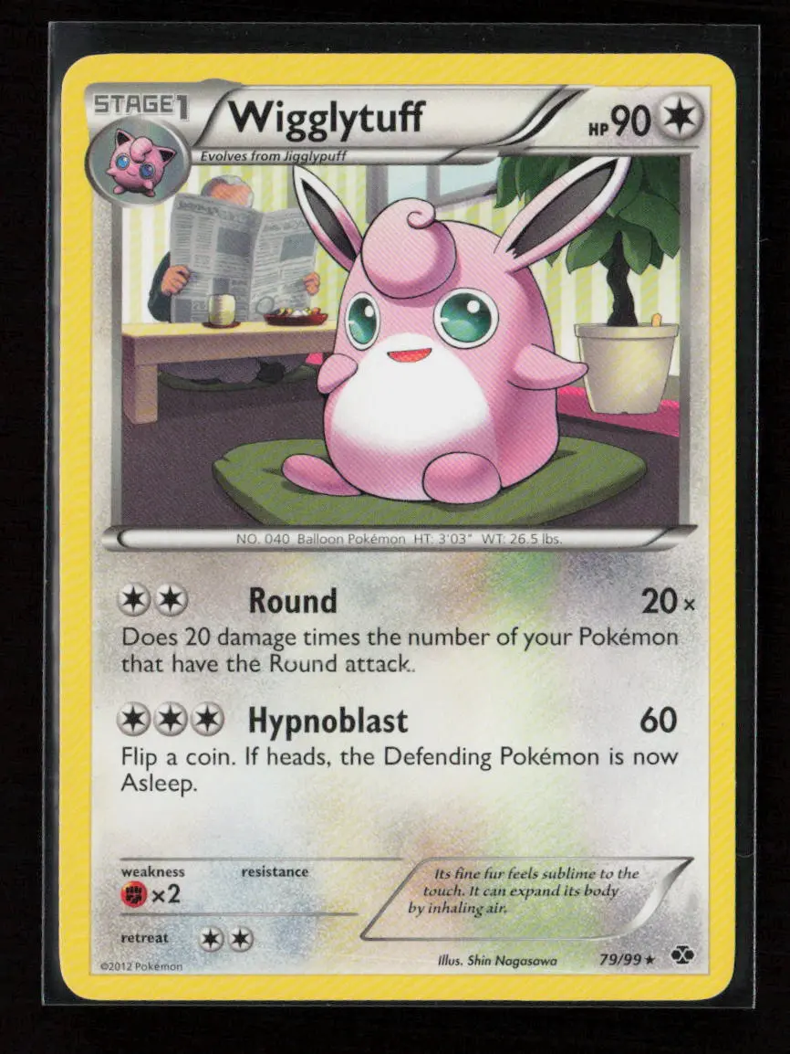 Wigglytuff Rare Next Destinies 79/99 Lp 1