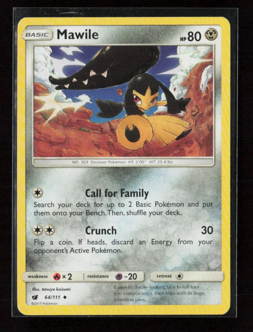 Mawile Uncommon Sm - Crimson Invasion 64/111 Lp 1