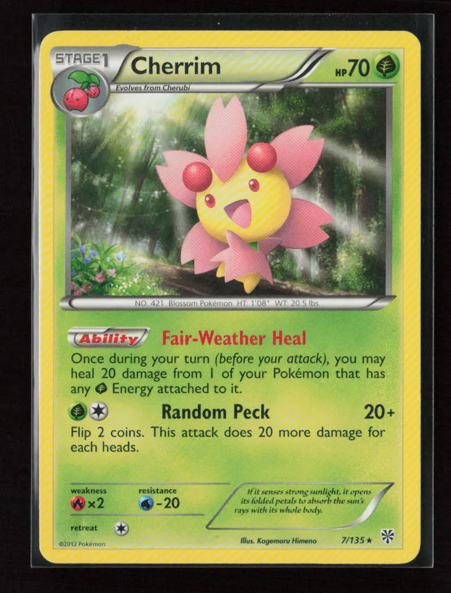 Cherrim Rare Plasma Storm 7/135 Mp 1