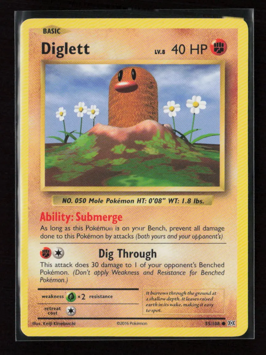 Diglett Common Xy - Evolutions 55/108 Lp 1