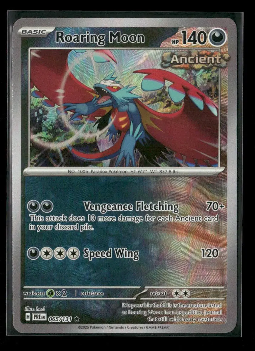 Roaring Moon (Poke Ball Pattern) Rare Sv: Prismatic Evolutions 065/131 Nm 1