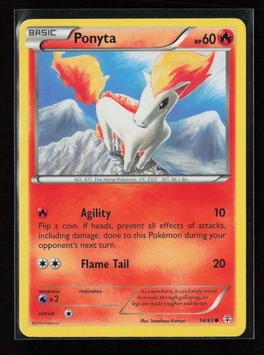 Ponyta Common Generations 14/83 Mp 1
