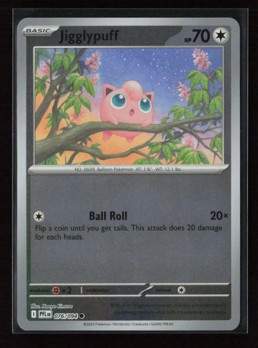 Jigglypuff Common Me02: Phantasmal Flames 076/094 Nm 1