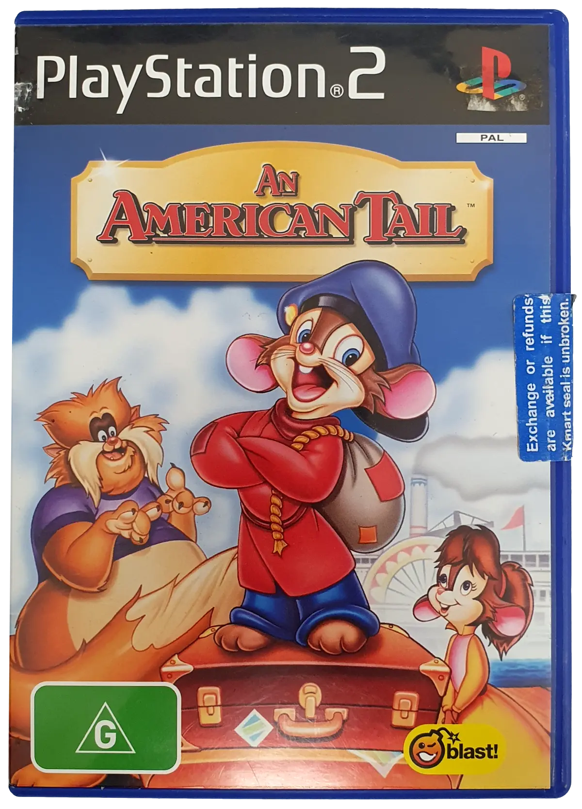 An American Tail Ps2 Pal *Sealed* Playstation 2 1