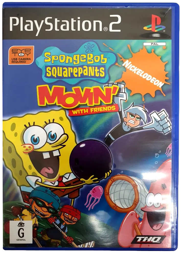 Spongebob Squarepants Movin' With Friends Ps2 Pal *Complete* Playstation 2 (Pre-Owned) 1