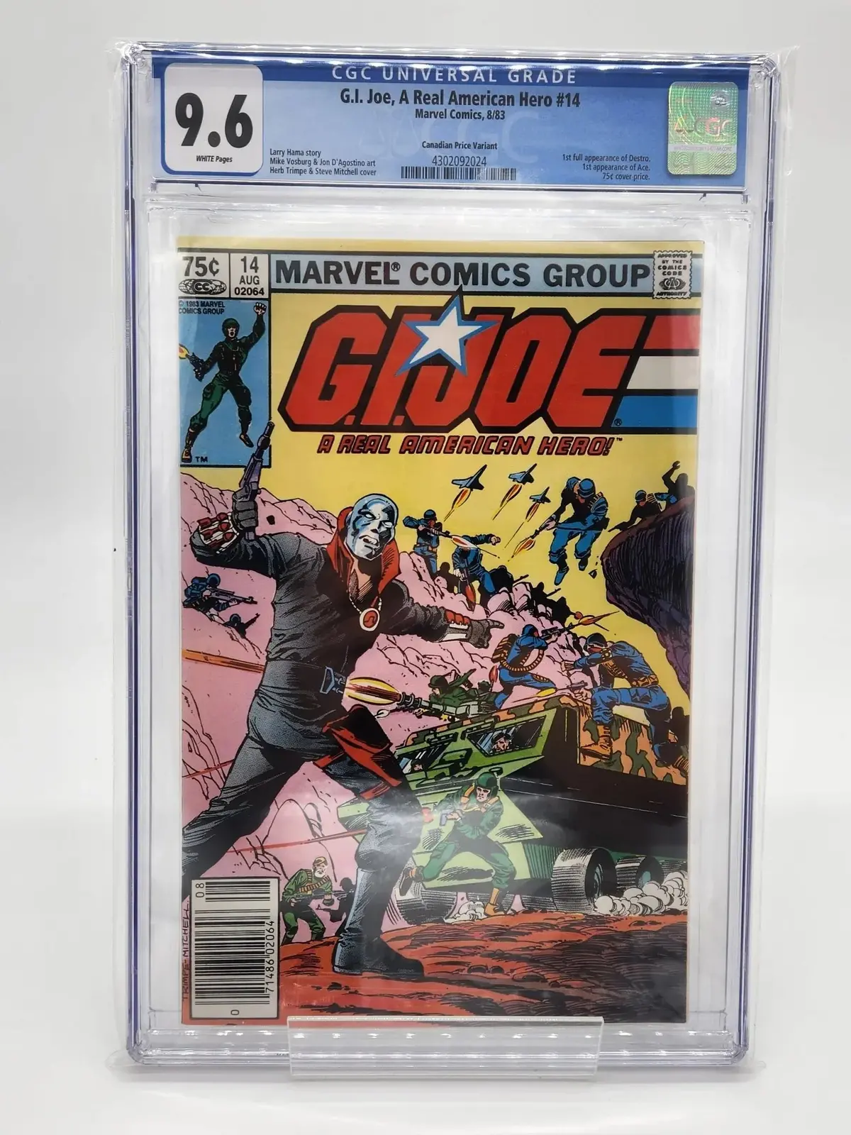 G.I. Joe #14 Cgc 9.6 1
