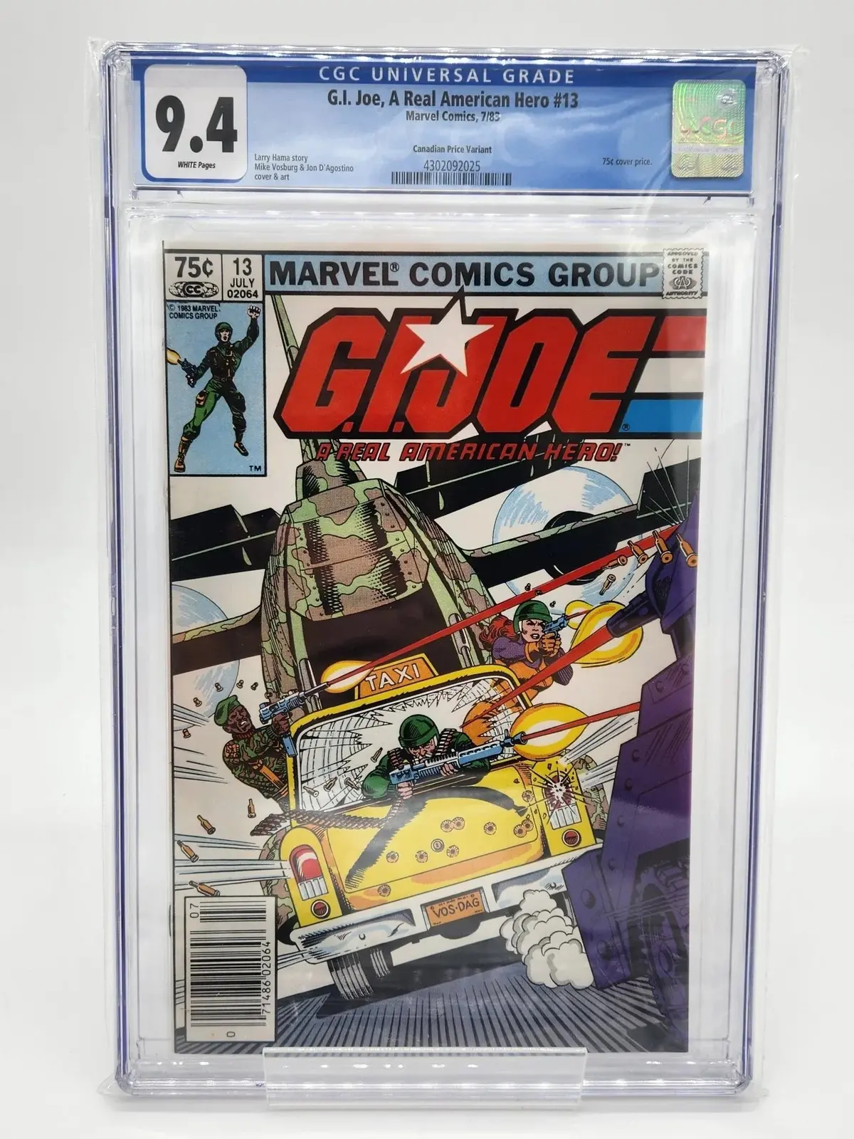 G.I. Joe #13 Cgc 9.4 1