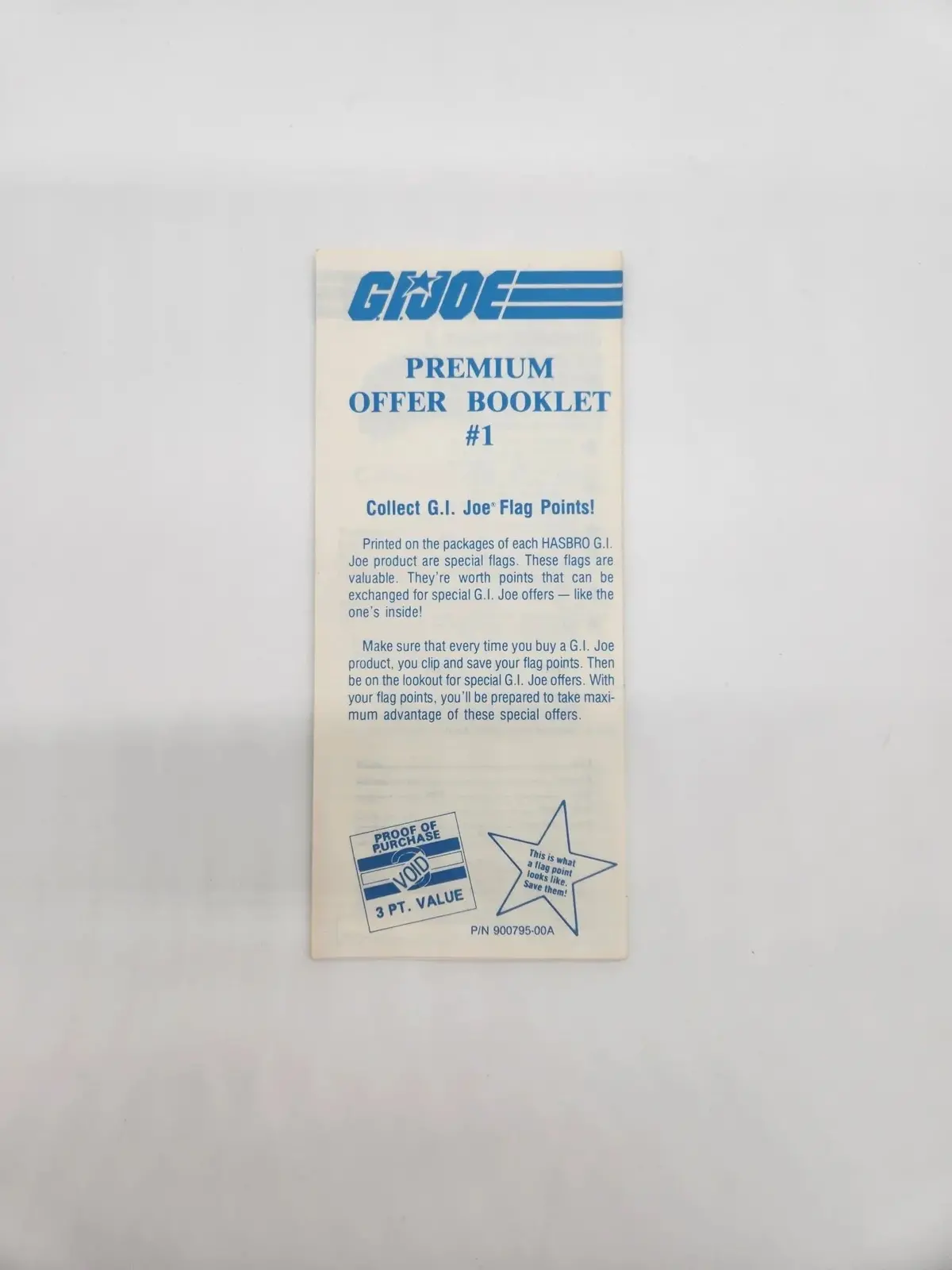 G.I. Joe Premium Offer Booklet #1 1