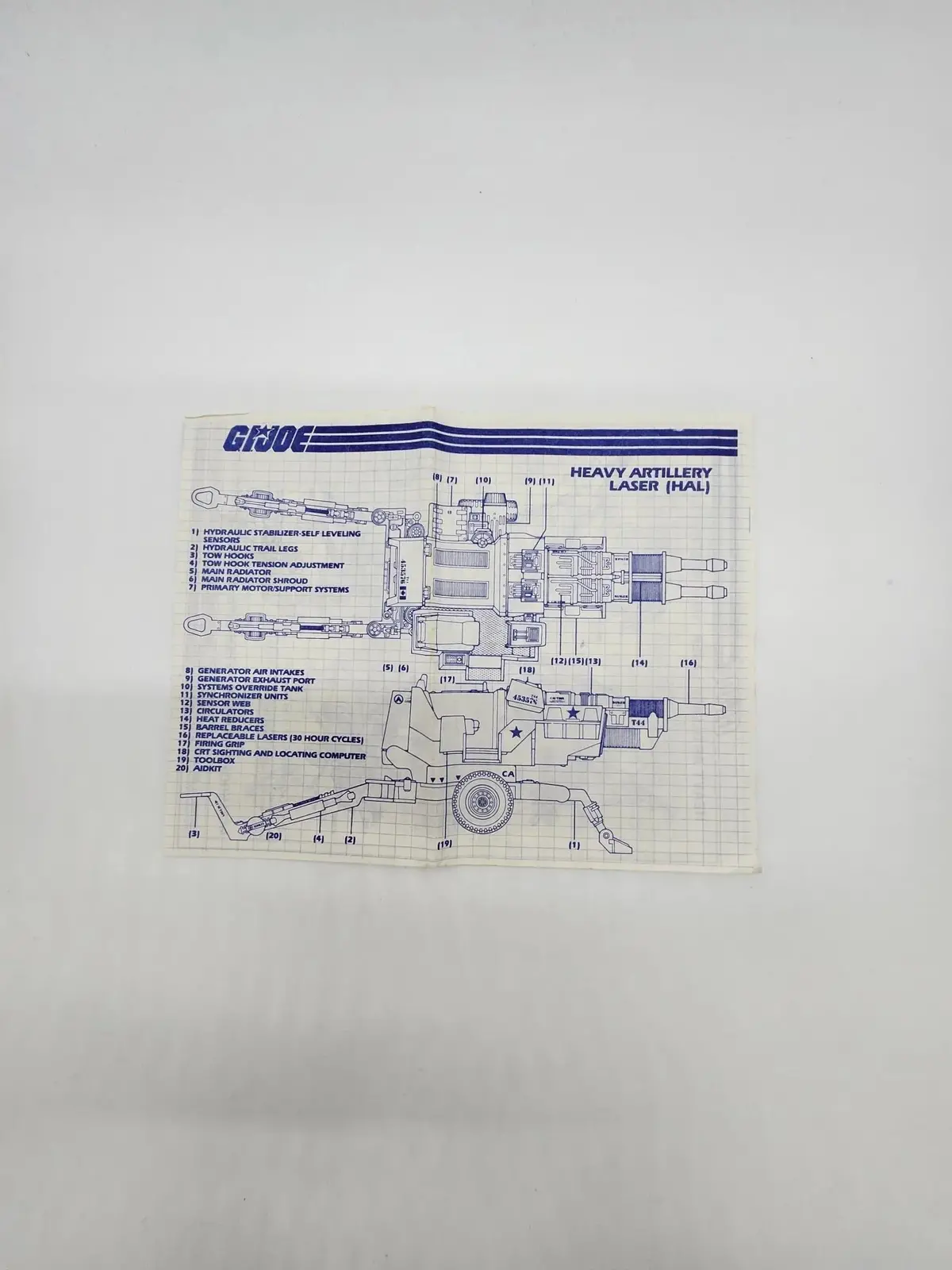 Heavy Artillery Laser (Hal) Blueprints 1