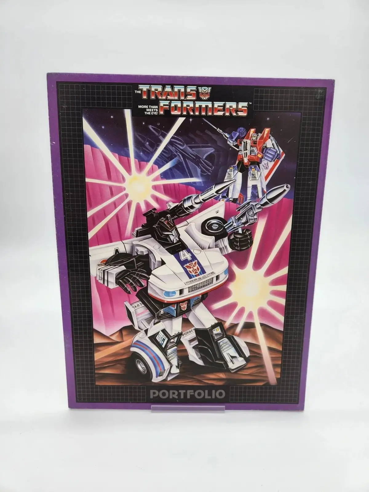 1984 Mead Transformers Portfolio - Jazz/Starscream 1