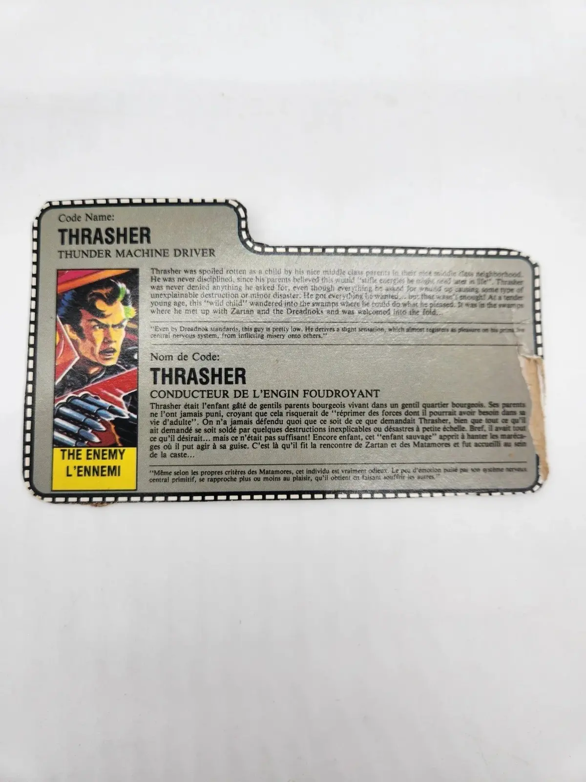 Thrasher File Card 1
