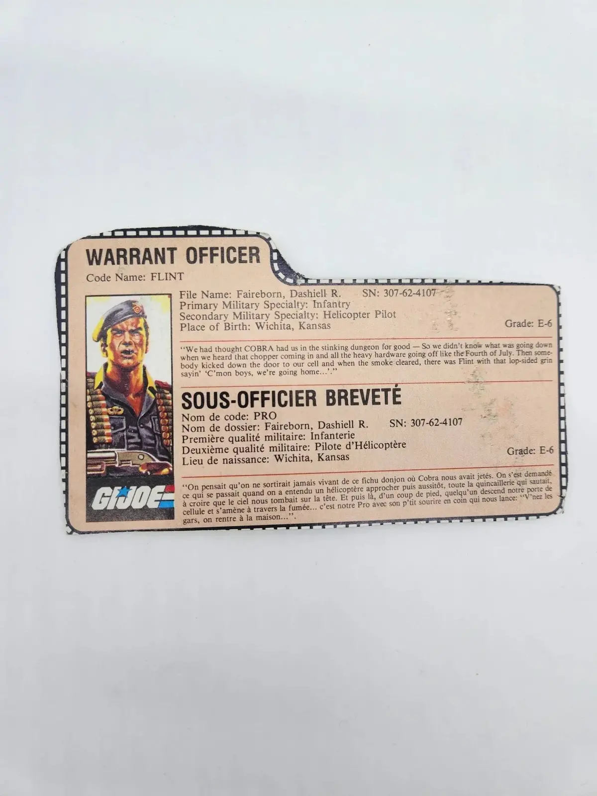 Flint File Card 1